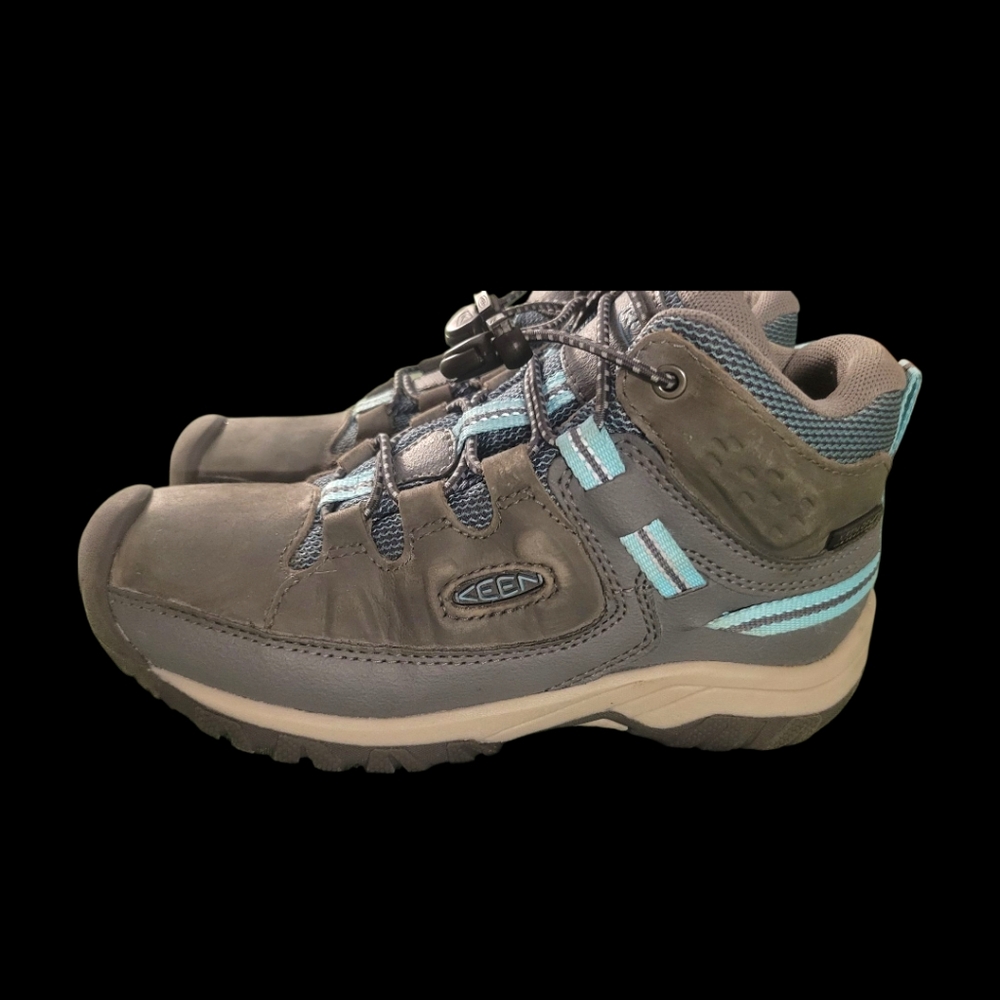 KEEN Targhee Mid Waterproof Kids Hiking Boots Size 1 - Worn Twice, Like New! - Picture 5 of 8